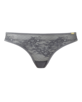 Glossies Lace Brief - Platinum