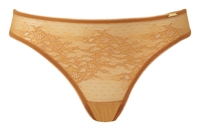 Glossies Lace Brief - Spiced Honey