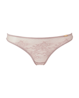Glossies Lace Thong - Mink