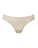 Glossies Lace Thong - Nude