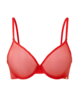 Glossies Sheer Bra - Chilli Red