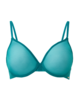 Glossies Sheer Bra - Emerald