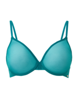 Glossies Sheer Bra - Emerald
