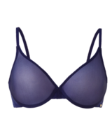 Glossies Sheer Bra - Midnight Blue