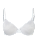 Glossies Sheer Moulded Bra - White