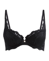 Gypsy Lightly Padded Balcony Bra - Black