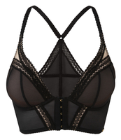 Sheer Seduction Bralet - Black