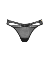 Sheer Seduction Brief - Black