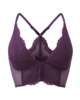 Superboost Lace Deep V Bralet - Purple