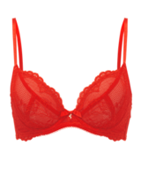 Superboost Lace N/P Plunge - Chilli Red