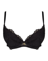 Superboost Lace Plunge Bra - Black