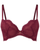 Superboost Lace Plunge Bra - Ruby