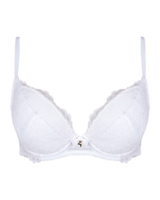 Superboost Lace Plunge Bra - White