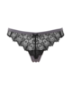 VIP Eyelash Thong - Black
