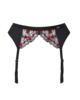 VIP Satine Suspender - Black Red