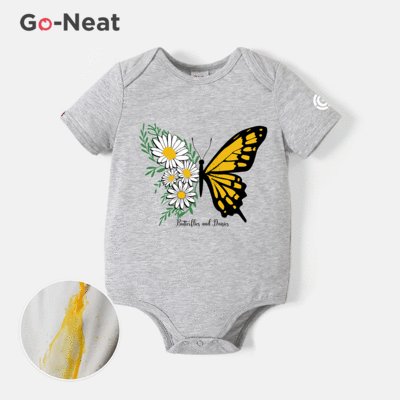 [0M-24M] Go-Neat Stain
Resistant Baby Boy/Girl
Short-sleeve Romper