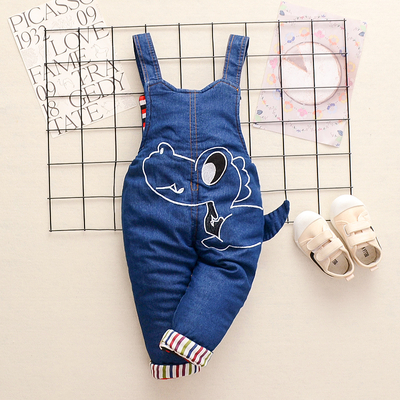 Baby / Toddler Adorable
Dinosaur Embroidery Denim
Overalls