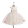 Baby / Toddler Girl Pretty Floral Embroidery Solid Tulle Party Dress