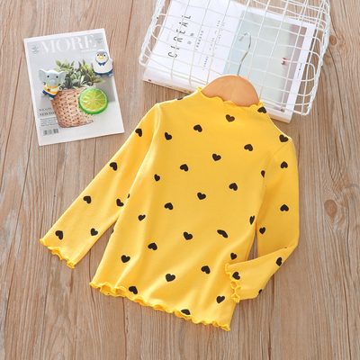 Baby / Toddler Girl Pretty
Heart Allover Solid Top