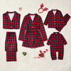 Christmas Plaid Design Family Matching Pajamas Set