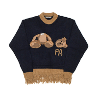 PALM ANGELS Bear fringed sweater