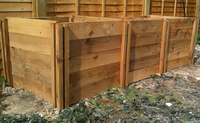 1900 Blackdown Range Triple Standard Wooden Composter