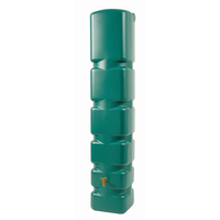 300L Basic Rainwater Wall Tank in Green