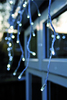 360 White LED Snowing Icicle Lights With Speed Setting & White Cable