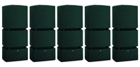 4000L 3P Technik Rain Tank System - Green
