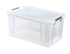 54L / 64cm Whitefurze AllStore A4 Transparent Storage Box with Lid