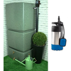 800L Rainwater Tank in Marble Green - Filter & Pump