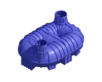 8, 400L Twin Neck Non-Potable Underground Tank (Bare Tank Only)