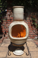 Asteria XL Glazed Cappucino Chimalin AFC chimenea