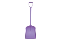 One Piece Moulded Polypropylene Shovel - Purple