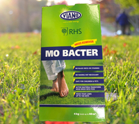 RHS Viano Lawn Care Mo Bacter Organic Lawn Fertiliser 4kg Box