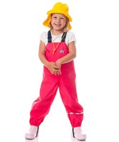 100% Waterproof Dungarees Fuchsia