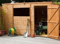 10x6 - Shiplap OSB Pent Wooden Shed