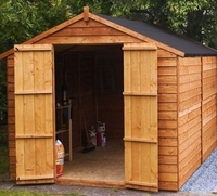 10x8 - Overlap Apex - Double Door -No Windows-NEW