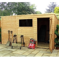 10x8 Shiplap Pent Shed