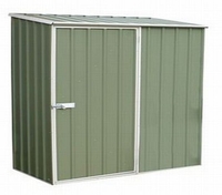 1.52 x 0.78m Pale Eucalyptus Metal Shed
