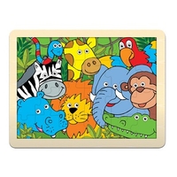 24 pc Jungle Wooden Jigsaw Puzzle