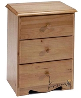 3 Drawer Bedside Cabinet