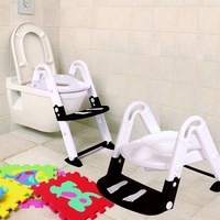 3 in 1 Toilet Trainer Glow in the Dark Black/White