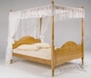 3ft Four Poster Bed With Option Drapes