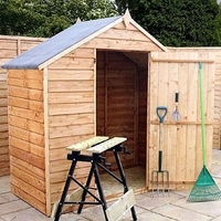 3x6 Overlap Windowless Apex Shed