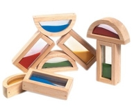 8 Piece Sand Rainbow Blocks