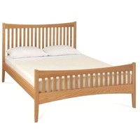Alba Oak High Footend Bed - 135 cm Double
