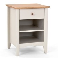 Alba Two Tone 1 Drawer Nightstand