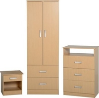 Beech Polar Bedroom Set