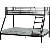 Black Metal Triple Sleeper Bunk Bed